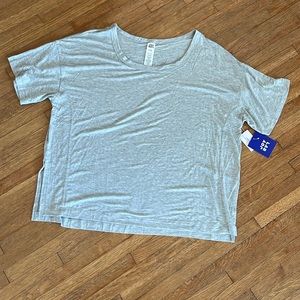 NWT JoyLab light heather gray oversized t-shirt